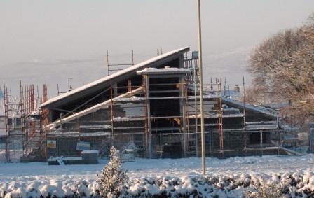Construction In Snow